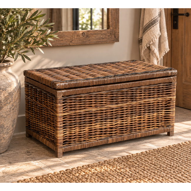 Sweet Living Rotan Opbergmand Max Bruin