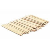 Wooden sticks with point and bevel (100 pieces)