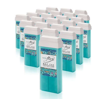 ItalWax Flex - Waxpatroon Aquamarine - box 24 stuks