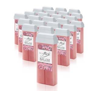 ItalWax Cartouche de cire Flex Rose oil - carton 24 pièces