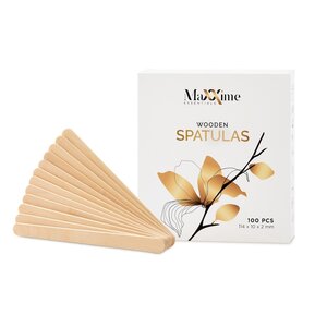 maXXime Wooden wax spatulas 100 pieces small