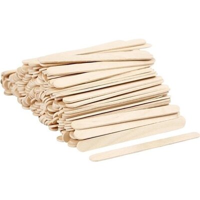 maXXime Spatules à cire en bois petite boîte extérieure (100 x 100 pièces)