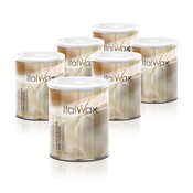 ItalWax Weiße Schokolade Warm Wachs 800 ml Box 6 Dosen