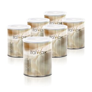 ItalWax Witte Chocolade Warm Wax 800 ml Box 6 blikken
