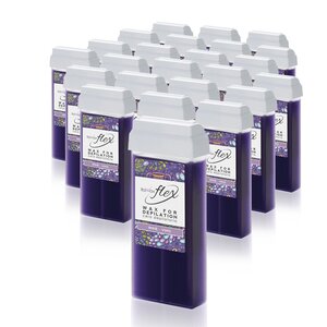 ItalWax Flex - Wax cartridge Wine - Box 24 pcs