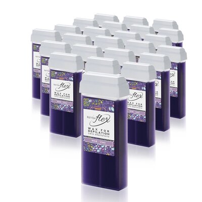ItalWax Flex - Wax cartridge Wine - Box 24 pcs