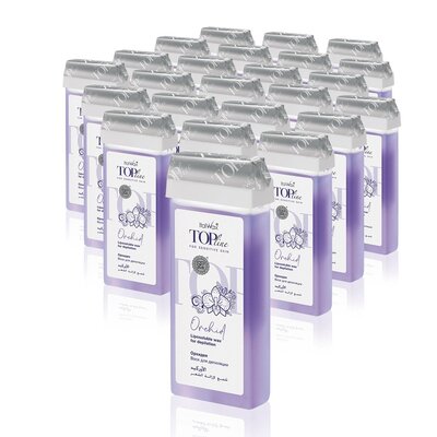 ItalWax Cartouche de cire Top Line Orchidée - carton 24 pièces