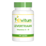 Elvitum Levertraan A + D3 100 cap