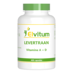 Elvitum Levertraan A + D3 400 cap