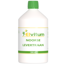 Elvitum Levertraan Vloeibaar 500 ml