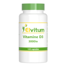 Elvitum Vitamine D3 3000 ie 120 cap