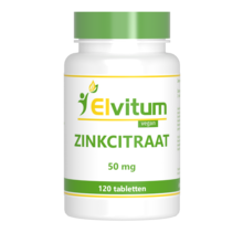 Elvitum Zink Citraat 50 mg 120 tab