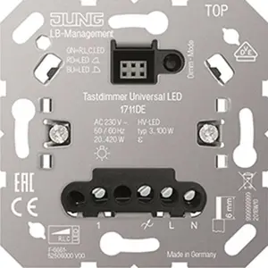 Jung JUNG LB MANAGEMENT 1711DE inbouw tastdimmer 20-240VA