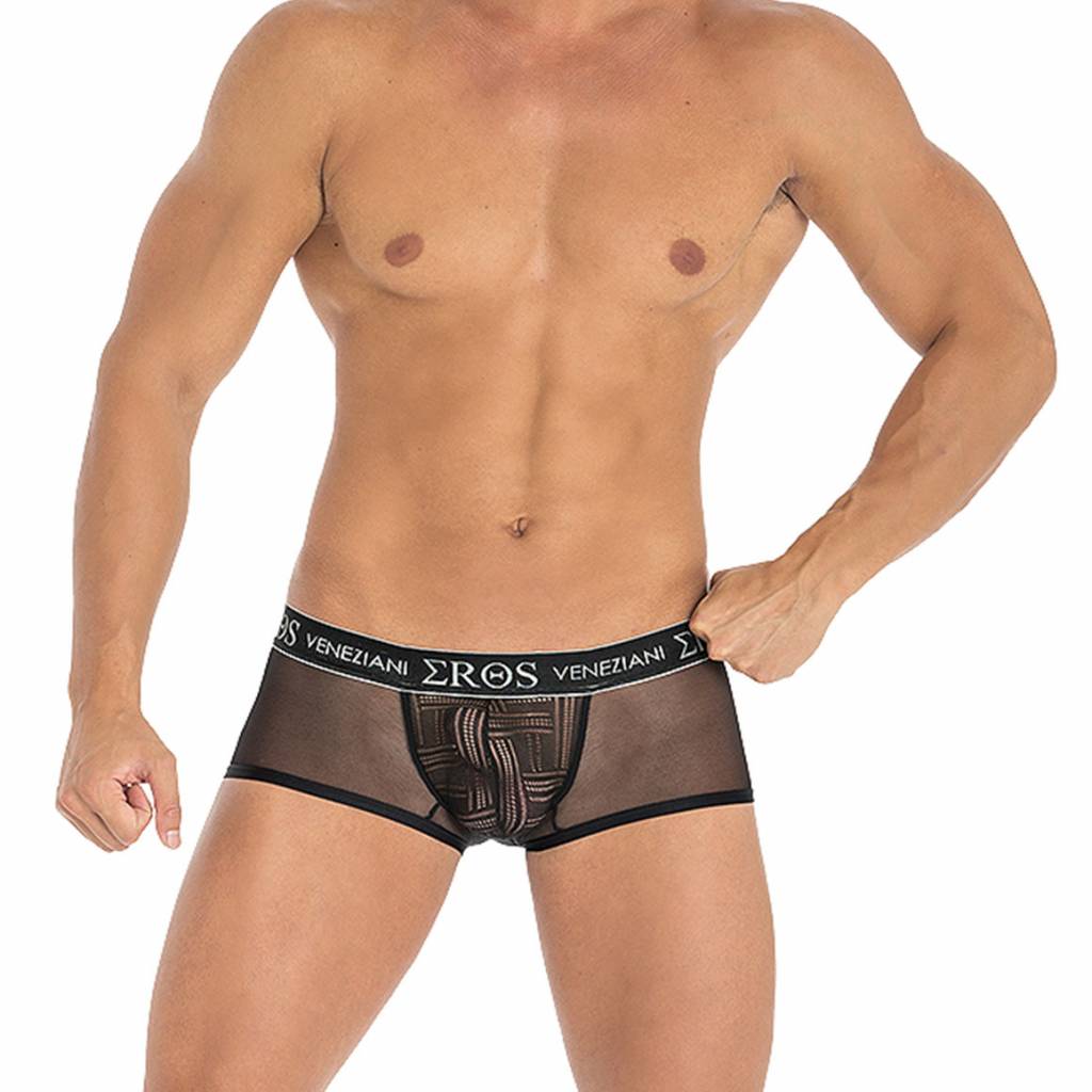 Whirlpool De Kamer Groet Eros Veneziani Push Up Boxer <transparent black> ·7268· - Tothem Underwear  for Men