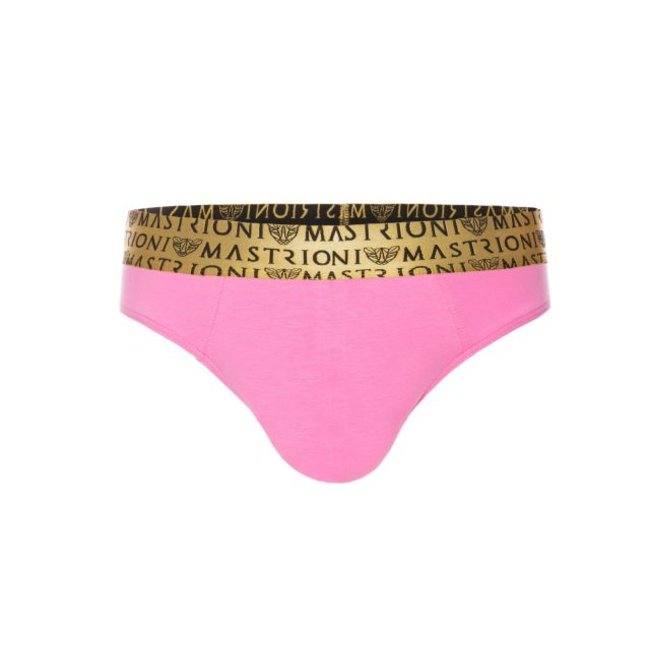 Mastrioni Bronze Triple Panther Briefs <frosted pink>