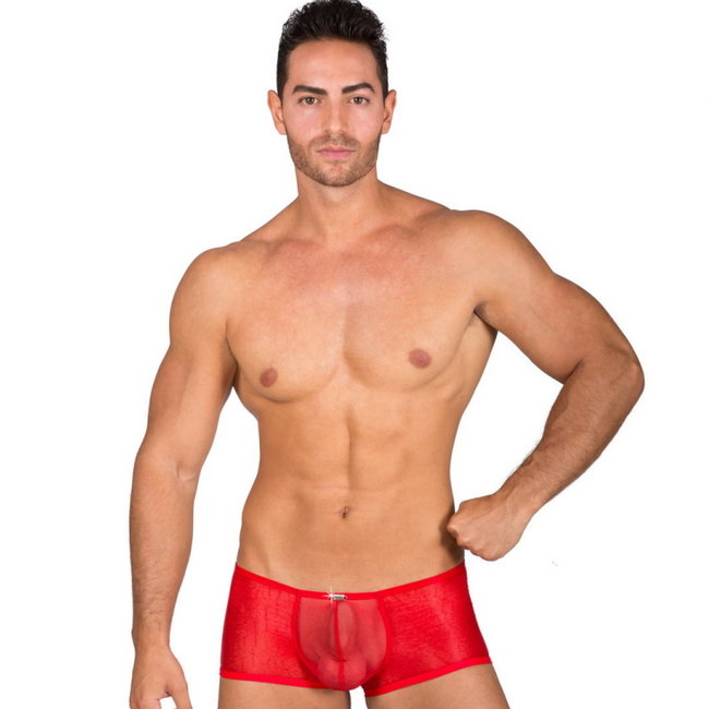 Eros Veneziani Boxershort Push Up <red transparent> ·7301·