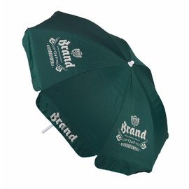 Brand parasol Brandgroen met logo