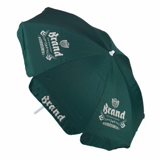 Brand parasol Brandgroen met logo