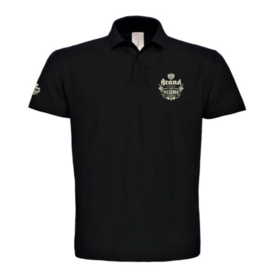Brand polo zwart