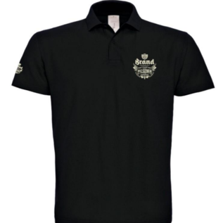 Brand polo zwart