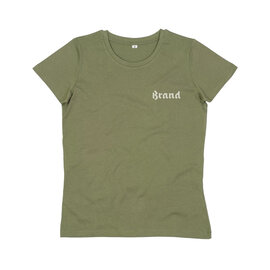 Brand t-shirt olive dames