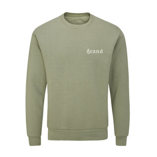 Brand trui unisex olive