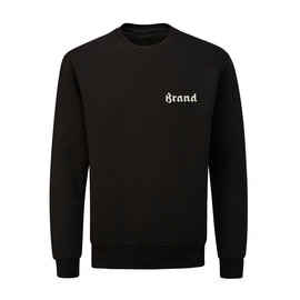 Brand trui unisex zwart