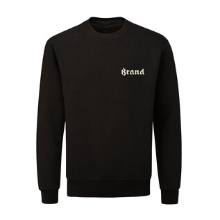 Brand trui unisex zwart