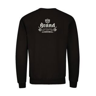 Brand trui unisex zwart