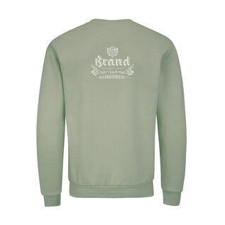 Brand trui unisex olive