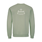 Brand trui unisex olive