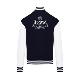 Brand baseball jack unisex zwart-wit