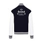 Brand baseball jack unisex zwart-wit