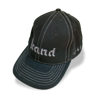 Brand baseball cap zwart