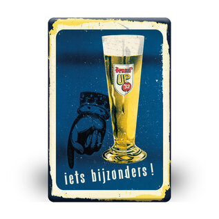 Brand tinplate Up retro