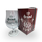 Brand Tulp glas (ondergist) 25cl in cadeauverpakking