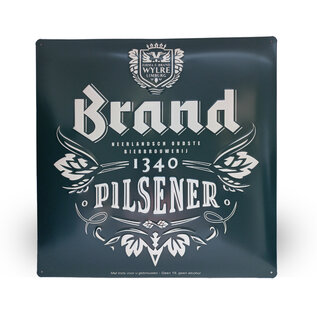 Brand tinplate 3D groen Pilsener