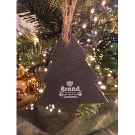 Brand kersthanger leisteen boom