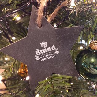 Brand kersthanger leisteen ster