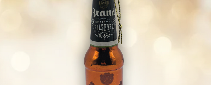 kersthanger bierflesje