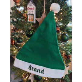 Brand kerstmuts groen