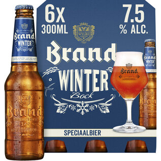Brand bier sixpack Winterbock