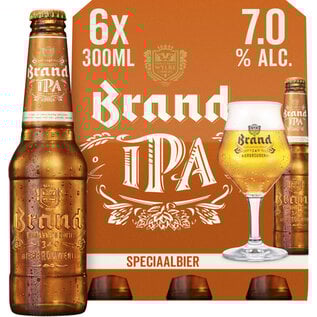 Brand bier sixpack IPA