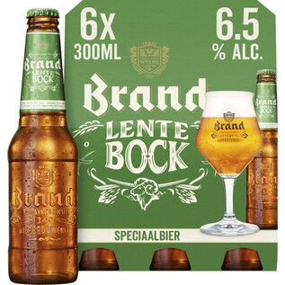Brand bier sixpack Lentebock