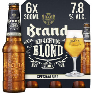 Brand bier sixpack Krachtig Blond