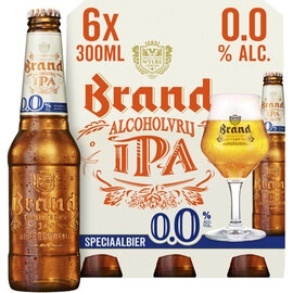 Brand bier sixpack IPA 0.0%