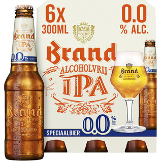 Brand bier sixpack IPA 0.0%