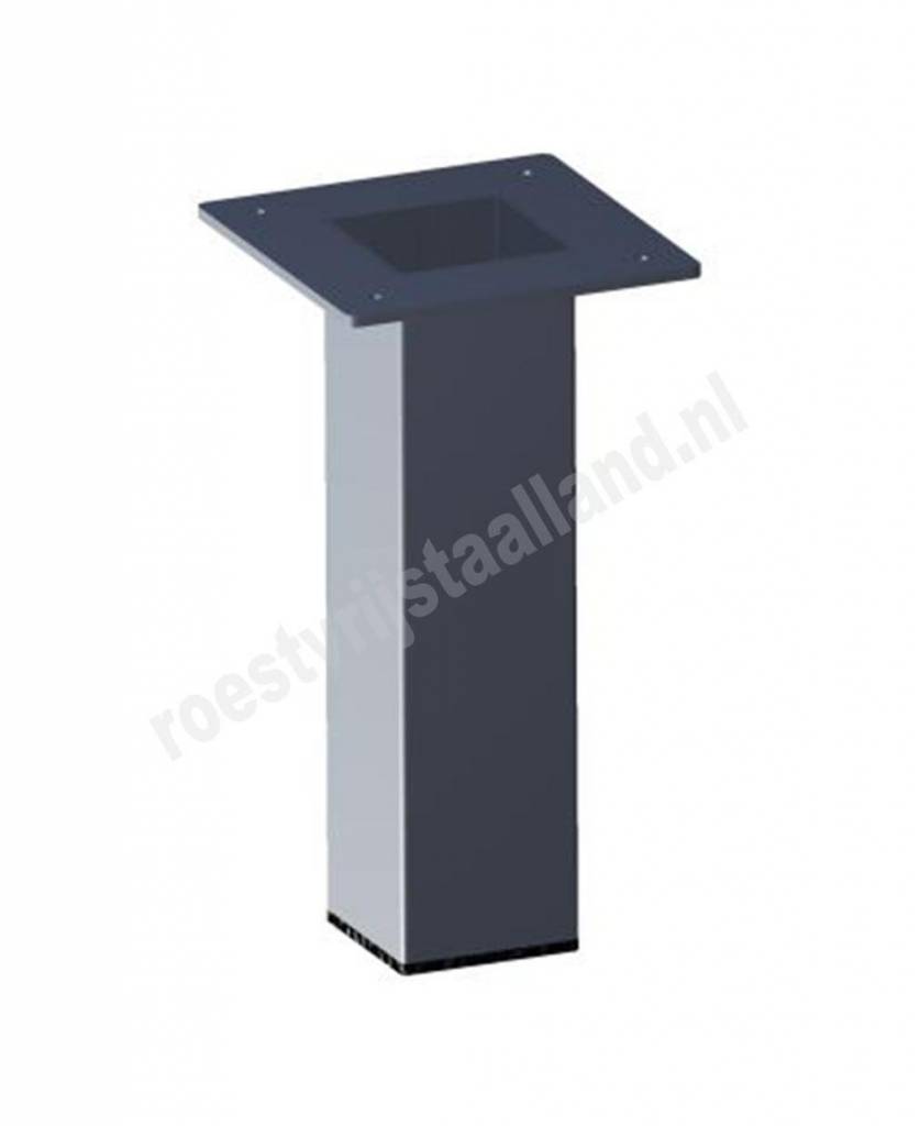 stoel Peer buis Tafelpoot vierkant - RoestvrijstaalLand
