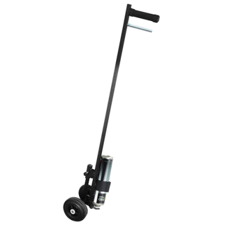 Markeringswagen 2 wiel gecoat zwart