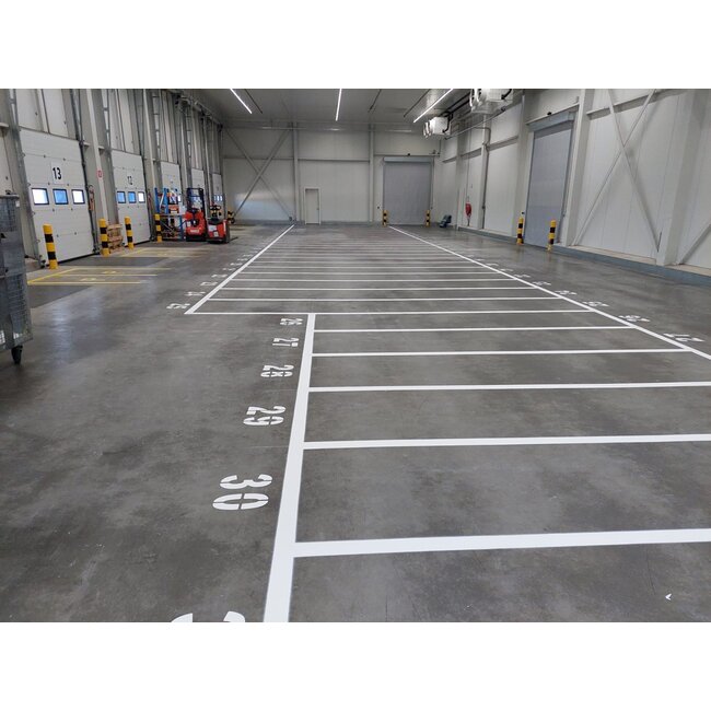 Traffictotaal Opstelvakken belijning (met vakcijfers)